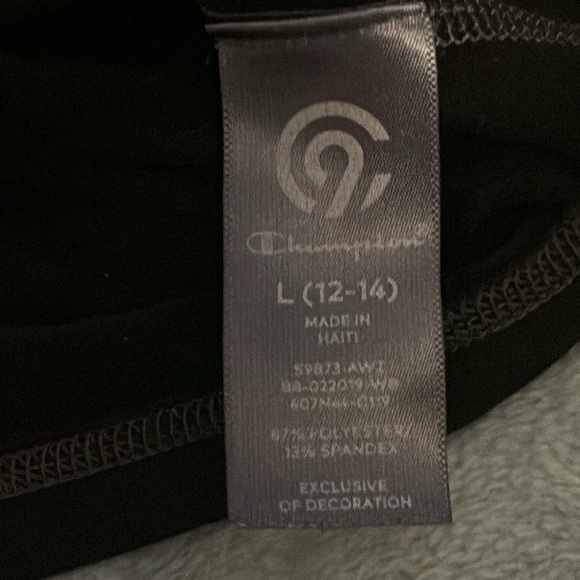 C9 Champion thermal undershirt Kids size 12/14 black. - Picture 3 of 4
